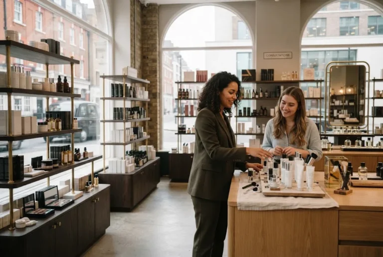 UK beauty industry featuring cosmetics, skincare, fragrance and professional beauty services