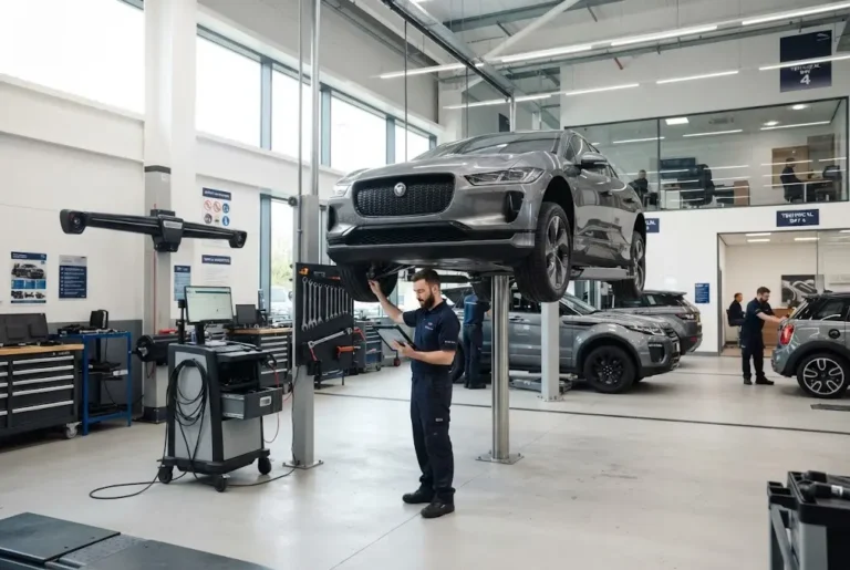 auto care services at a modern UK automotive workshop