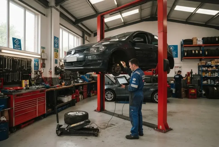 Car service cost and vehicle maintenance at a UK automotive garage