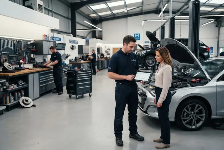 Car service cost and vehicle maintenance repair estimate